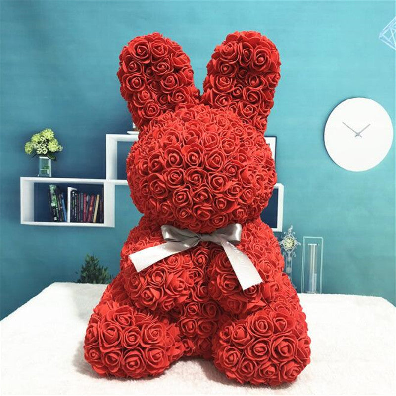 45cm Roses Bunny Eternal Flower Rabbit Romantic