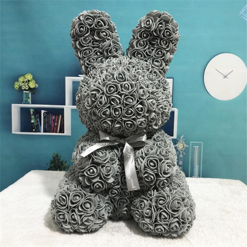 45cm Roses Bunny Eternal Flower Rabbit Romantic