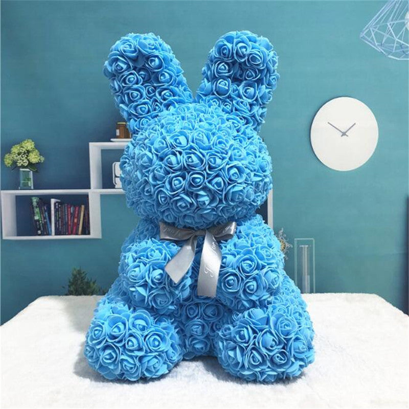 45cm Roses Bunny Eternal Flower Rabbit Romantic