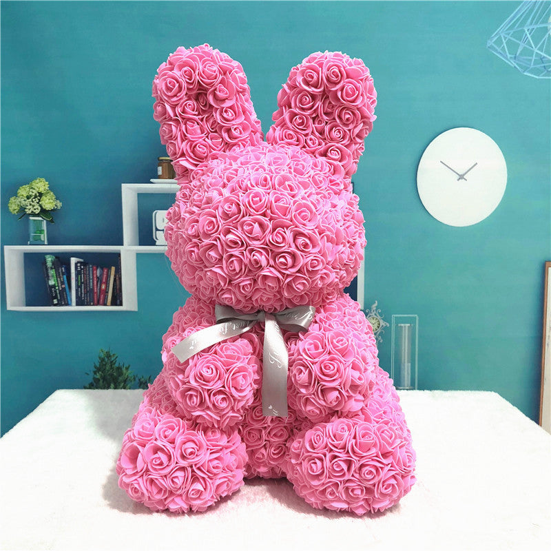 45cm Roses Bunny Eternal Flower Rabbit Romantic