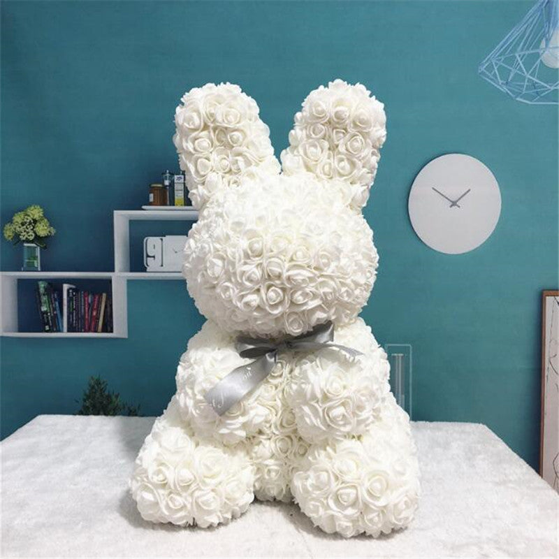 45cm Roses Bunny Eternal Flower Rabbit Romantic