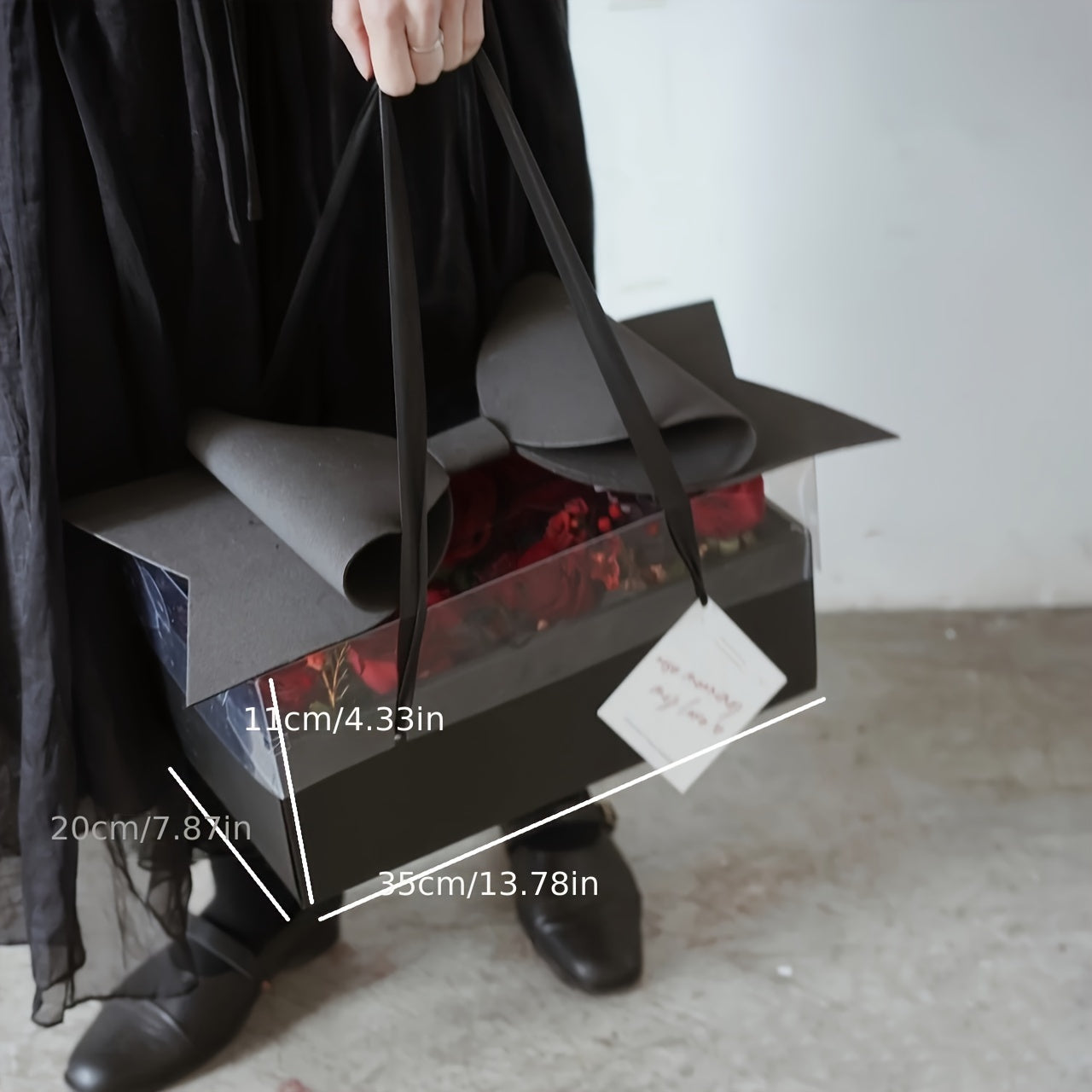 1 Set Of 5pcs Fruit Gift Box, Bow Flower Box, Transparent Fruit Flower Gift Box, Rose Flower Box, DIY Portable Flower Cake Box, Fruit Gift Box