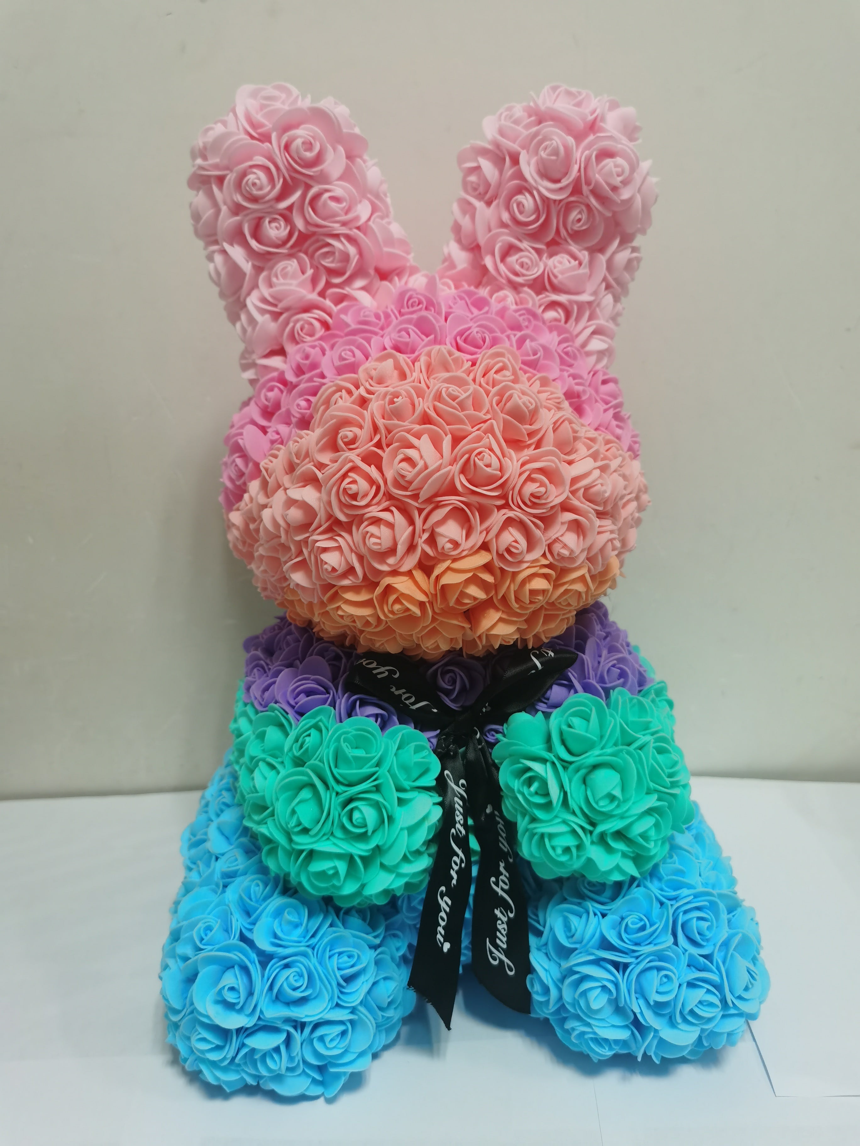 45cm Roses Bunny Eternal Flower Rabbit Romantic